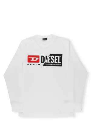 Diesel Kids Logo Print Sweatshirt