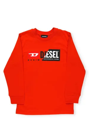 Diesel Kids Logo Print Sweatshirt