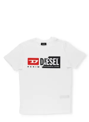 Diesel Kids Logo Print T-Shirt