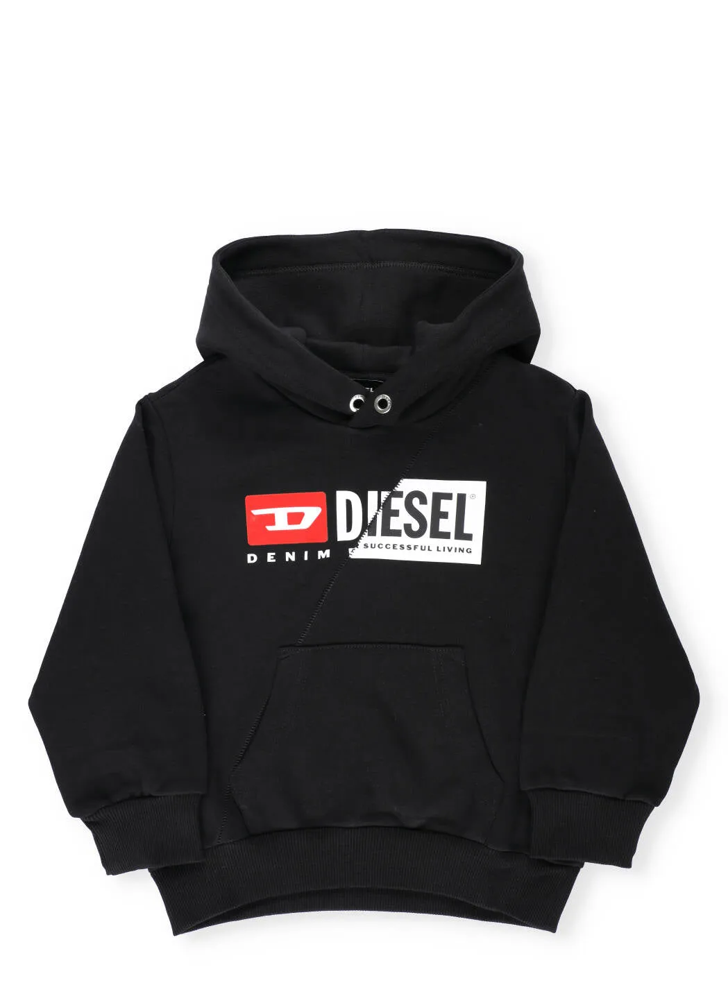 Diesel Kids Logo Printed Hoodie