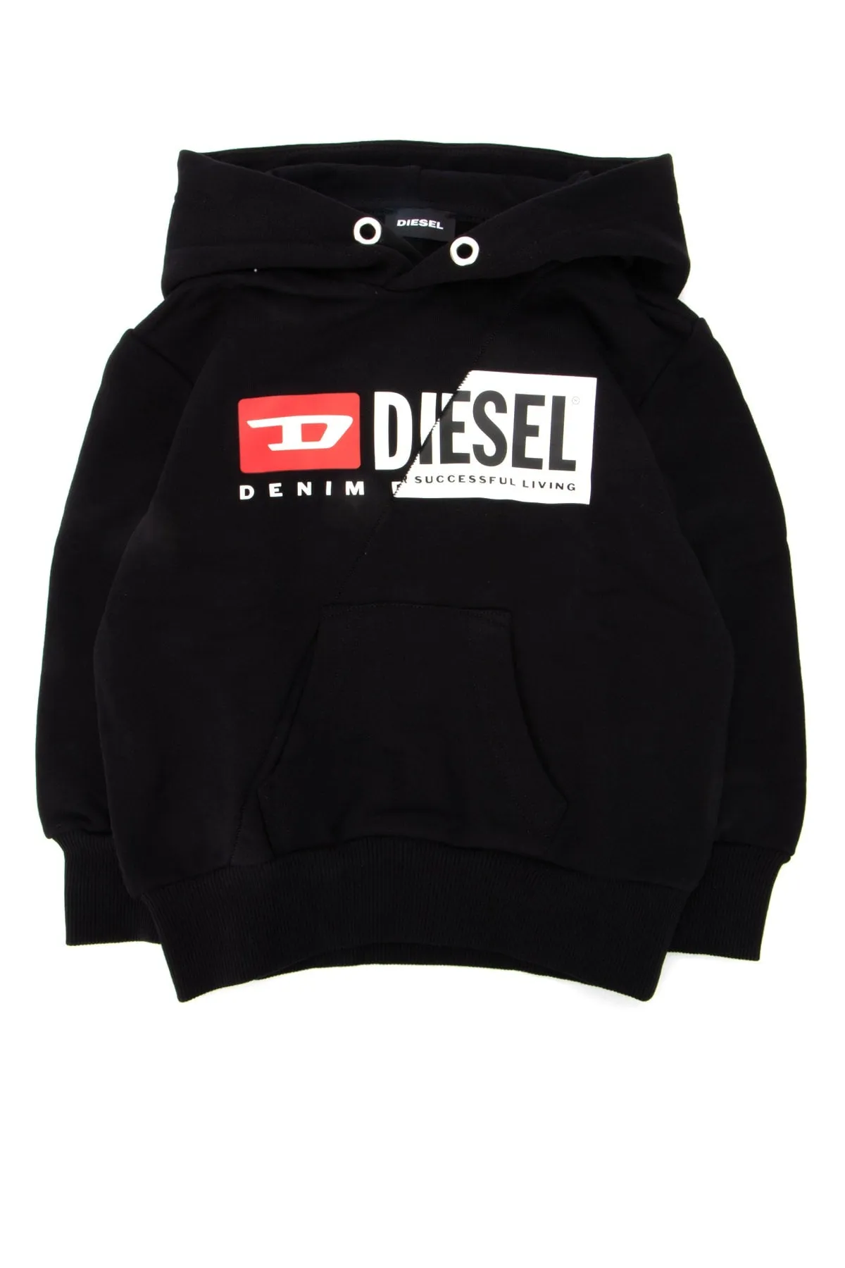 Diesel Kids Logo Printed Hoodie
