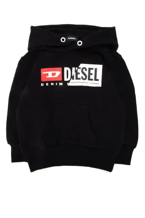 Diesel Kids Logo Printed Hoodie