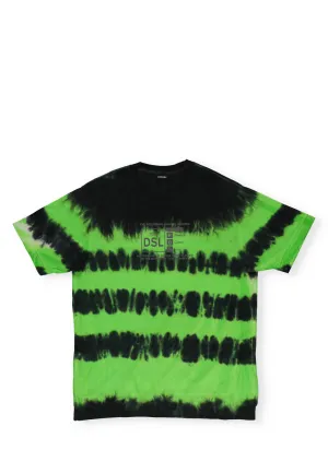 Diesel Kids Logo Printed Tie-Dye T-Shirt