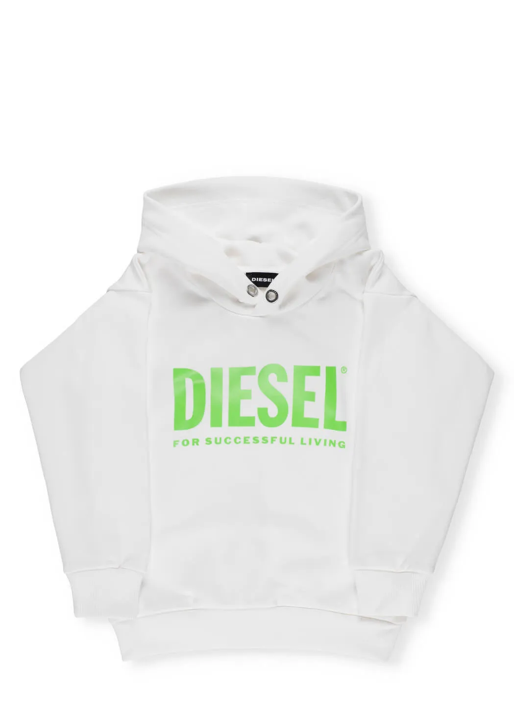 Diesel Kids Logo Slogan Printed Hoodie