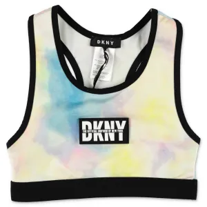 DKNY Kids Logo Printed Crop Top