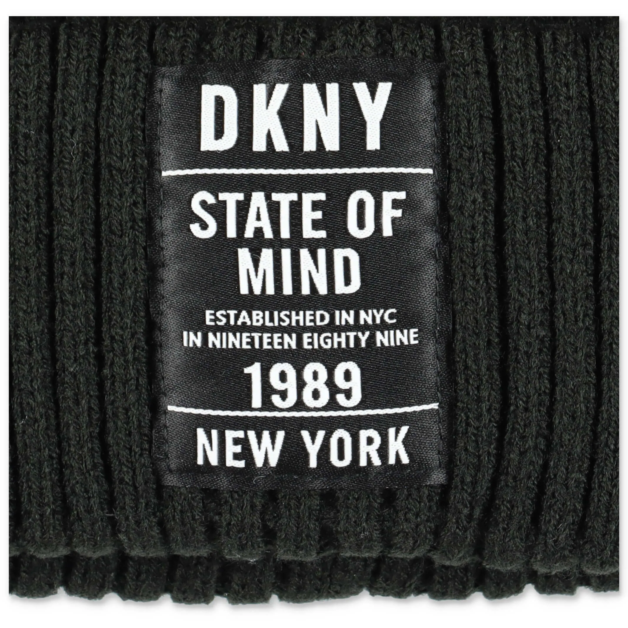 DKNY Kids Rib-Knit Beanie