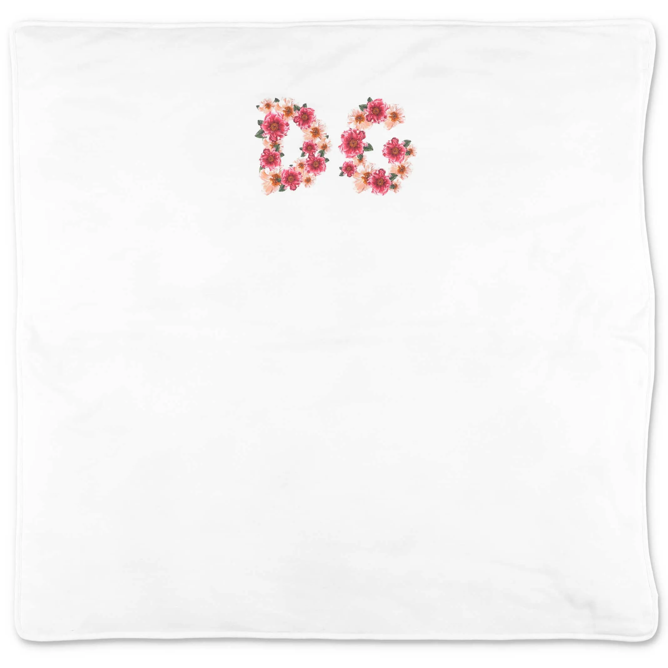 Dolce & Gabbana Kids Camellia DG Print Blanket