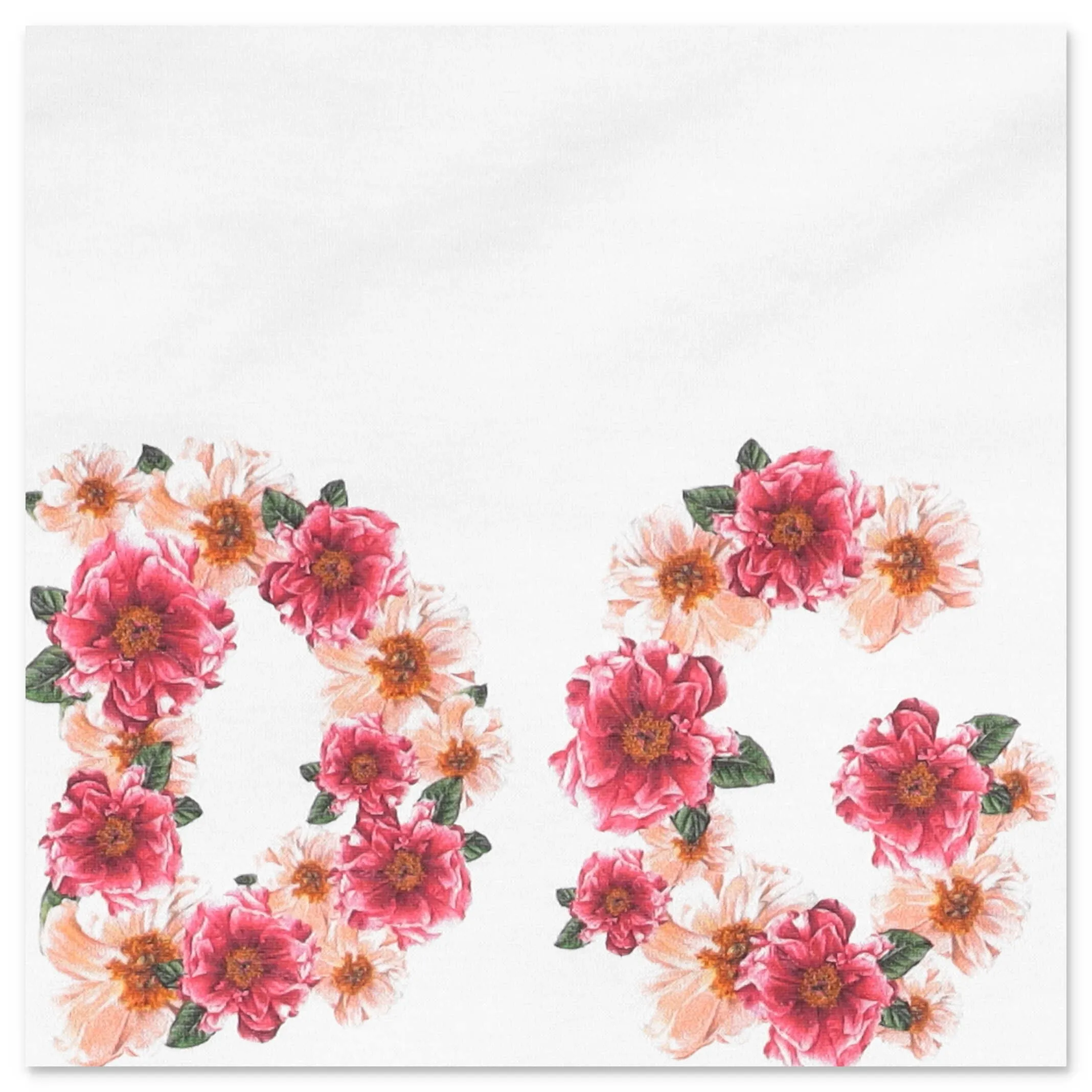 Dolce & Gabbana Kids Camellia DG Print Blanket