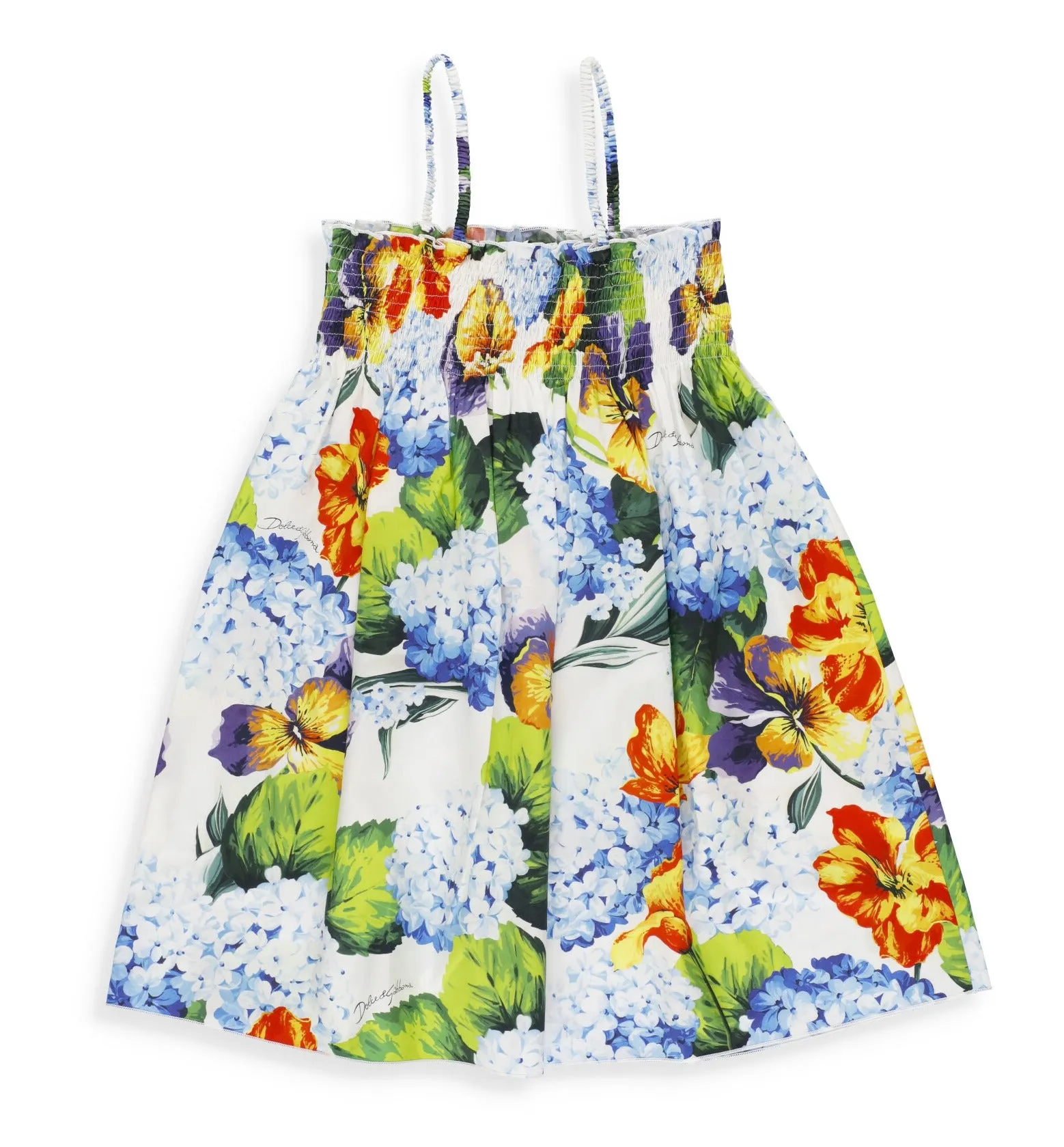 Dolce & Gabbana Kids Camellia Print Dress