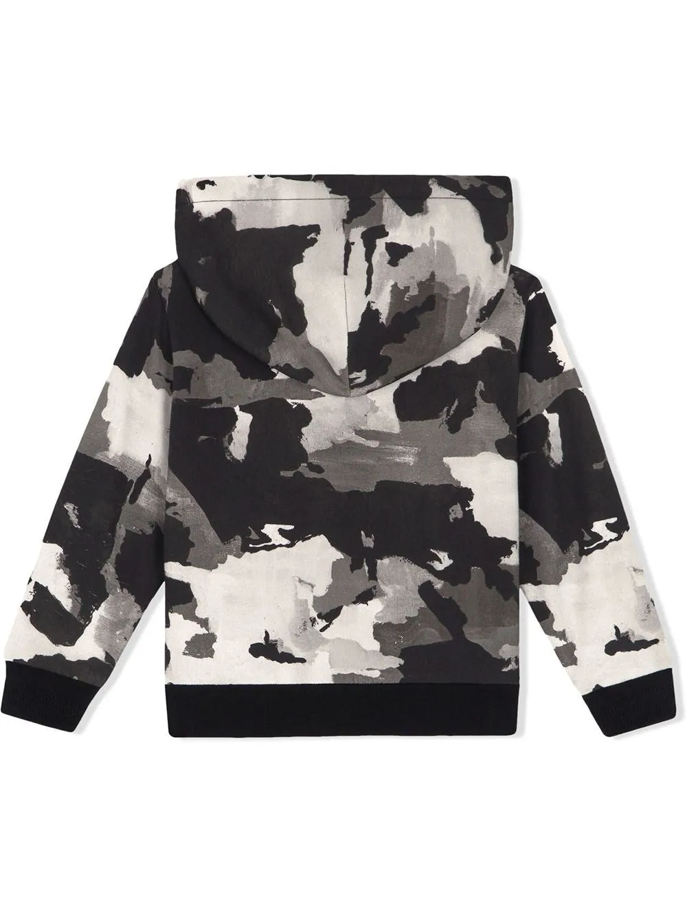 Dolce & Gabbana Kids Camouflage Print Hooded Jacket