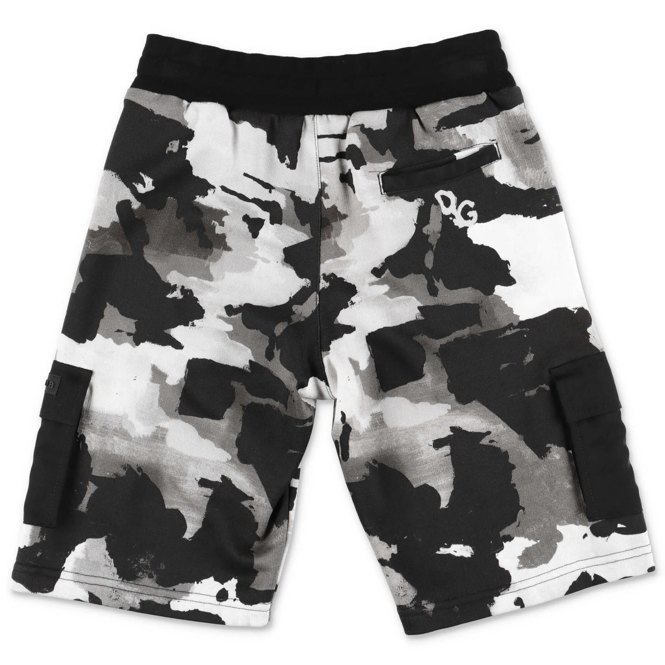 Dolce & Gabbana Kids Camouflage Print Jogging Shorts