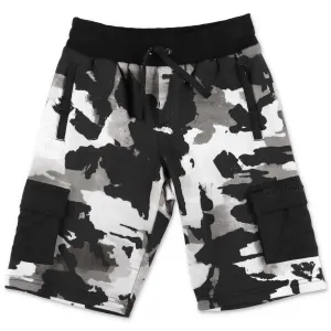 Dolce & Gabbana Kids Camouflage Print Jogging Shorts