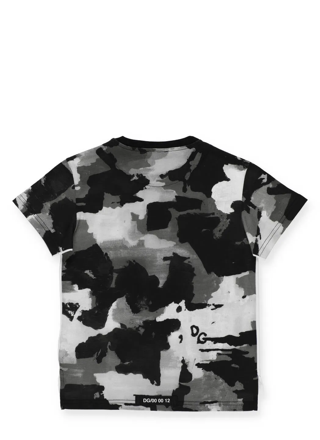 Dolce & Gabbana Kids Camouflage Printed Layered T-Shirt