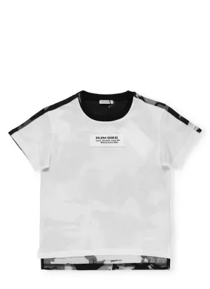 Dolce & Gabbana Kids Camouflage Printed Layered T-Shirt