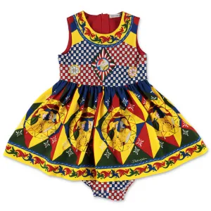 Dolce & Gabbana Kids Carretto Print Interlock Dress