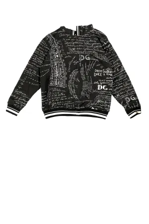 Dolce & Gabbana Kids Dadaism Logo Print Hoodie