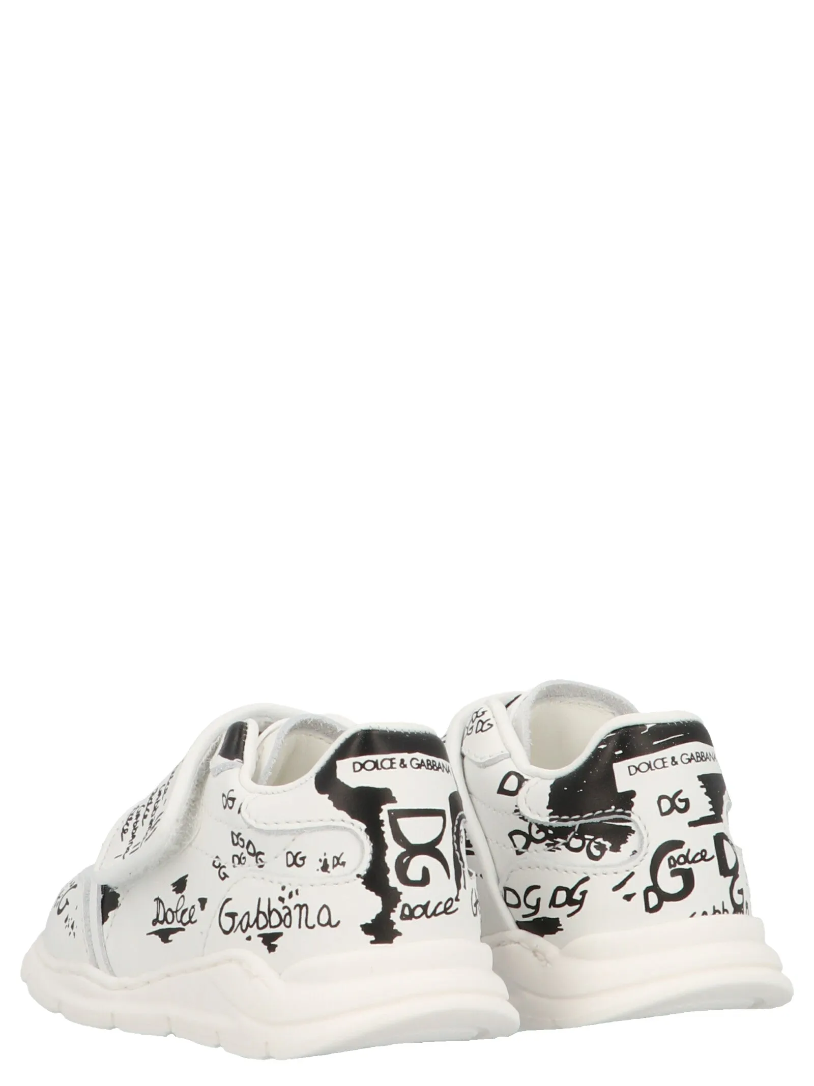 Dolce & Gabbana Kids Daymaster Graffiti Print Sneakers