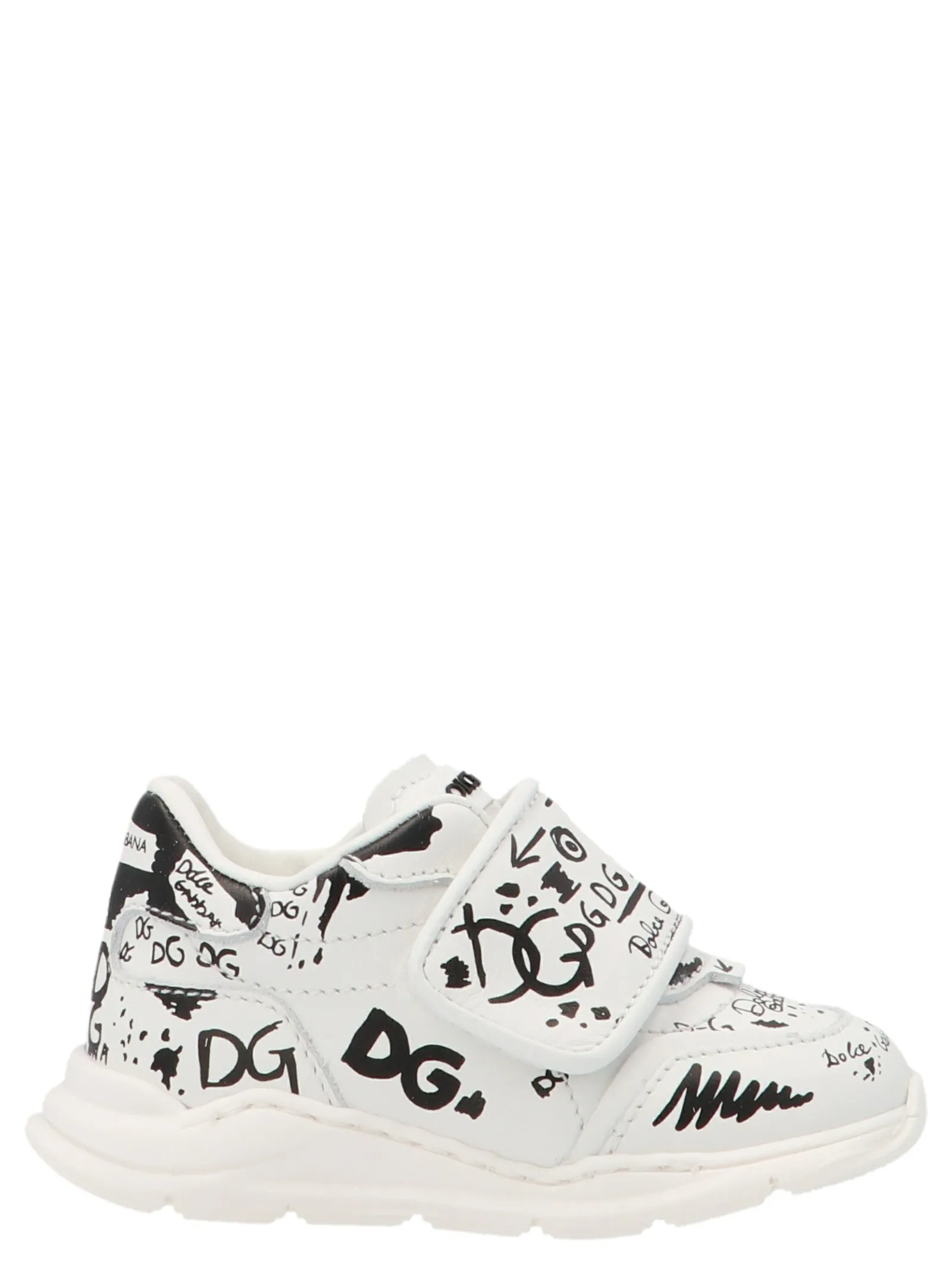Dolce & Gabbana Kids Daymaster Graffiti Print Sneakers