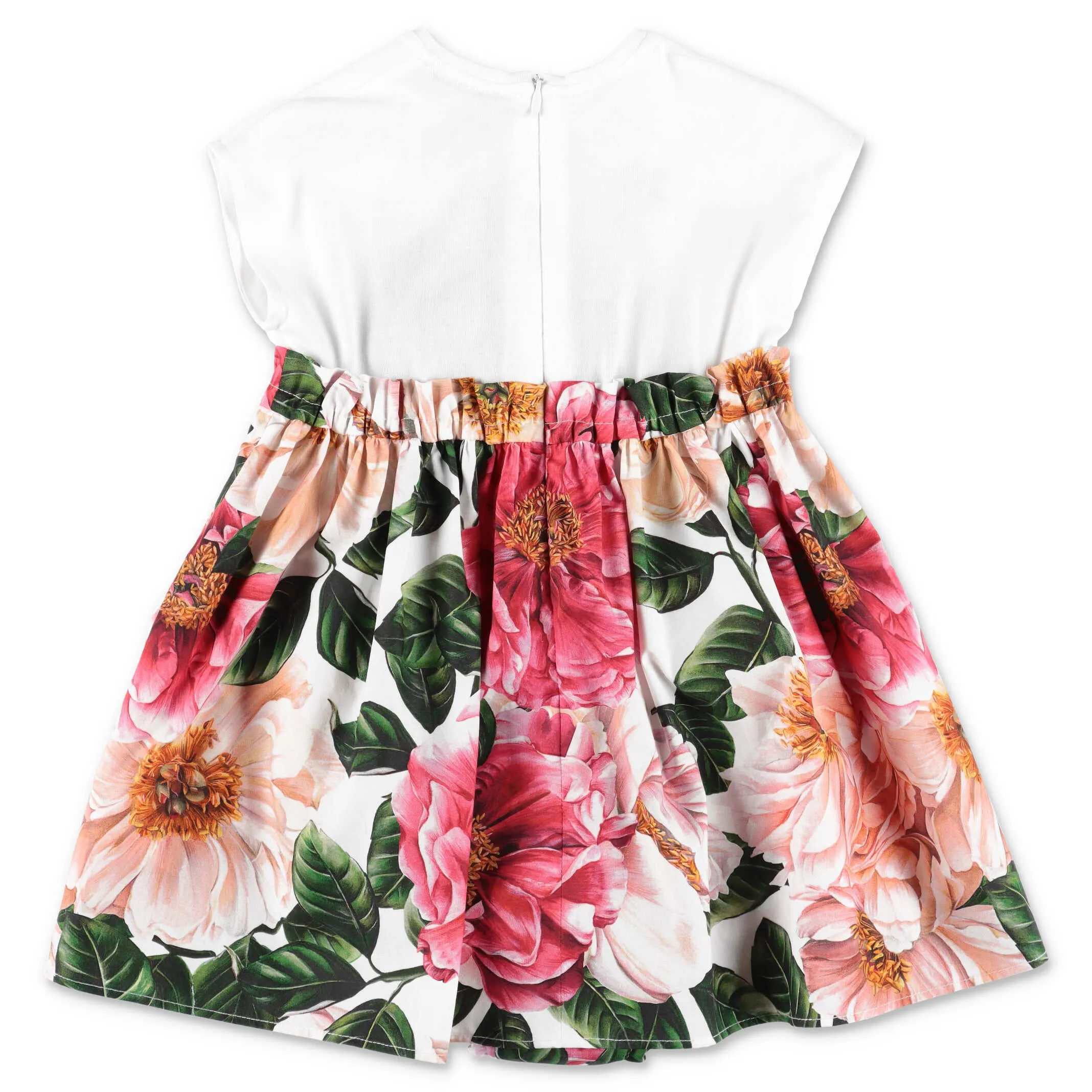Dolce & Gabbana Kids DG Camellia Print Dress