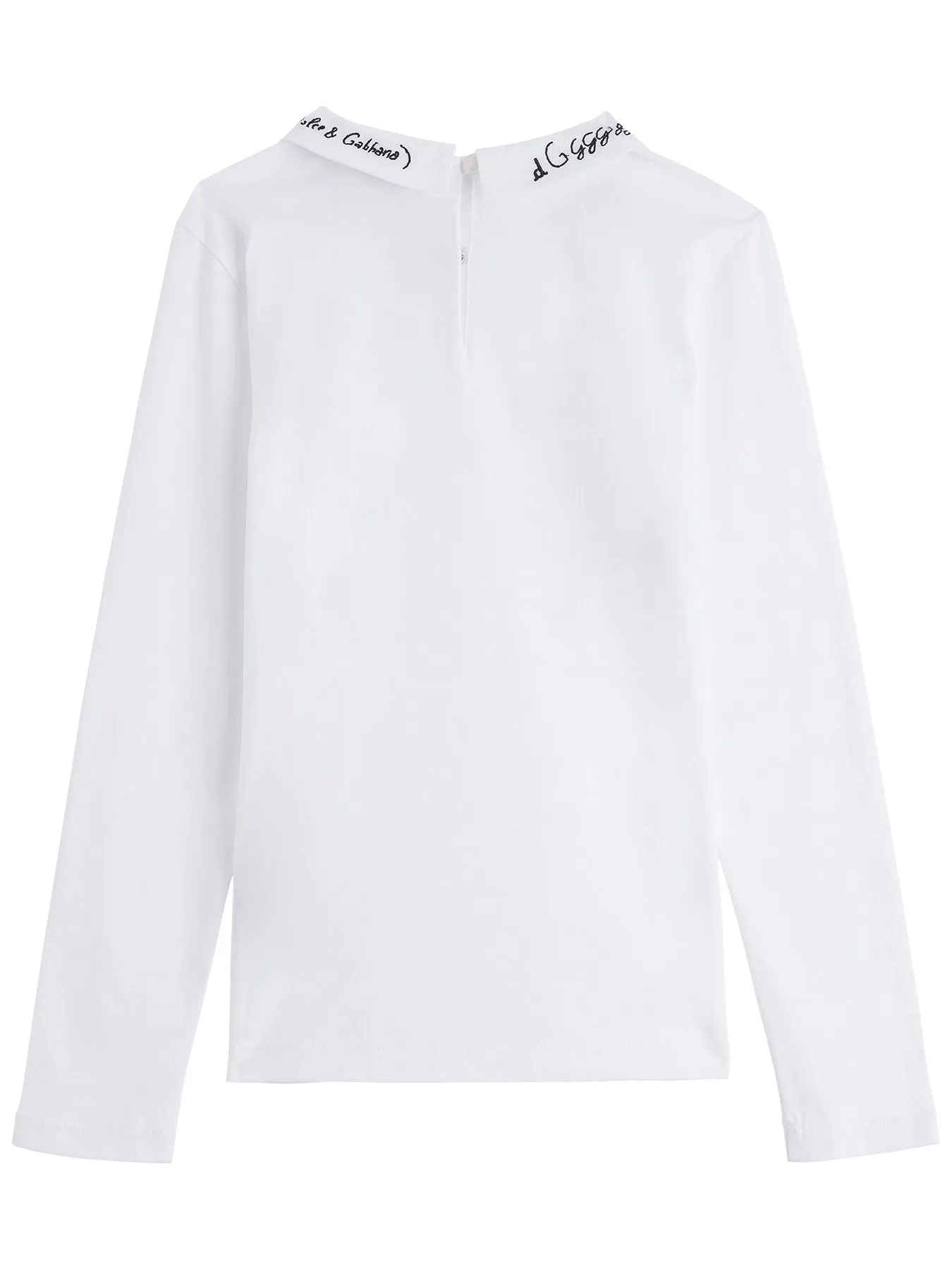 Dolce & Gabbana Kids DG Embroidery Long-Sleeve T-Shirt