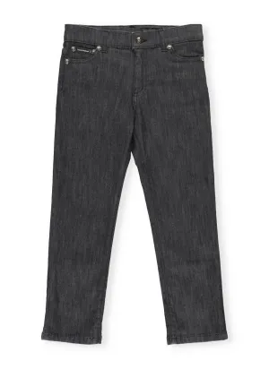 Dolce & Gabbana Kids DG Patch Slim Jeans