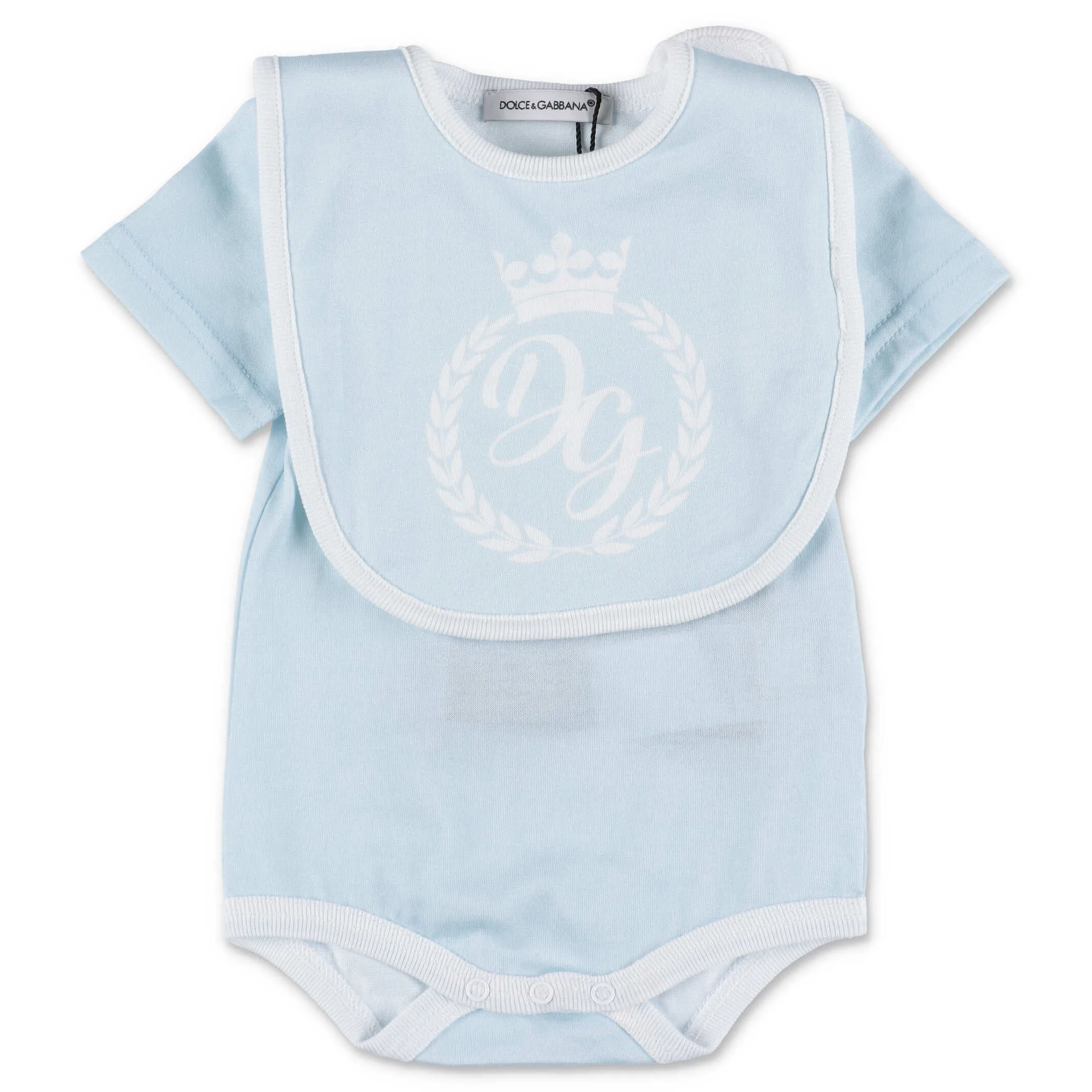 Dolce & Gabbana Kids DG Print 2-Piece Babygrow Set