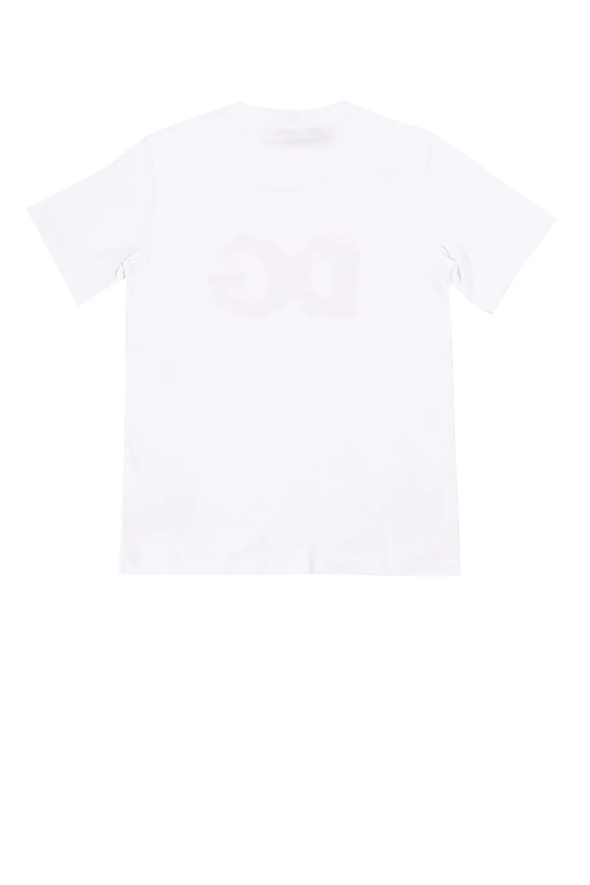 Dolce & Gabbana Kids Floral Logo Crewneck T-Shirt