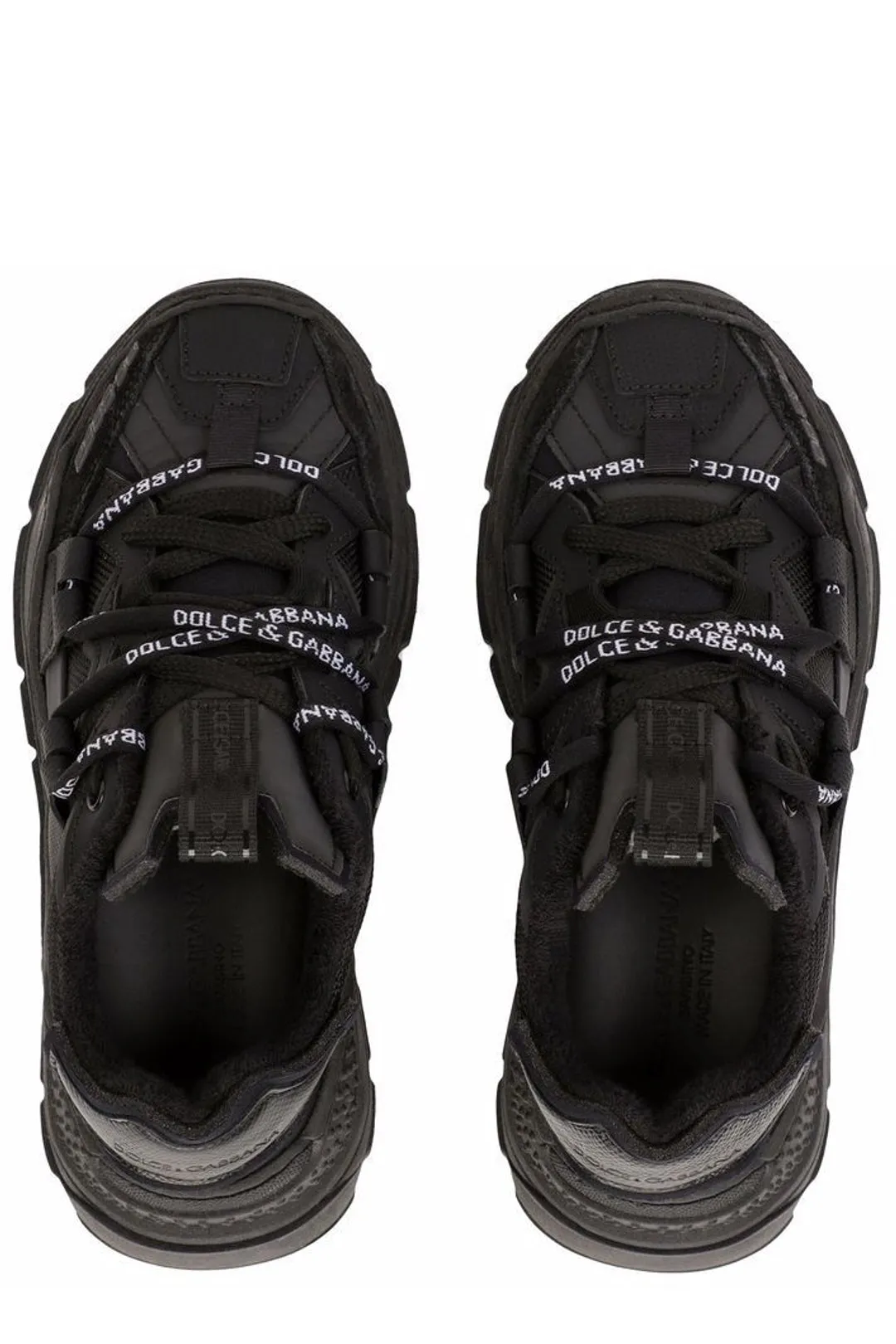 Dolce & Gabbana Kids Logo Lace Sneakers