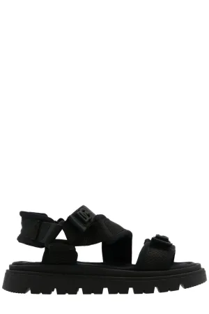 Dolce & Gabbana Kids Logo Plaque Strapped Sandals
