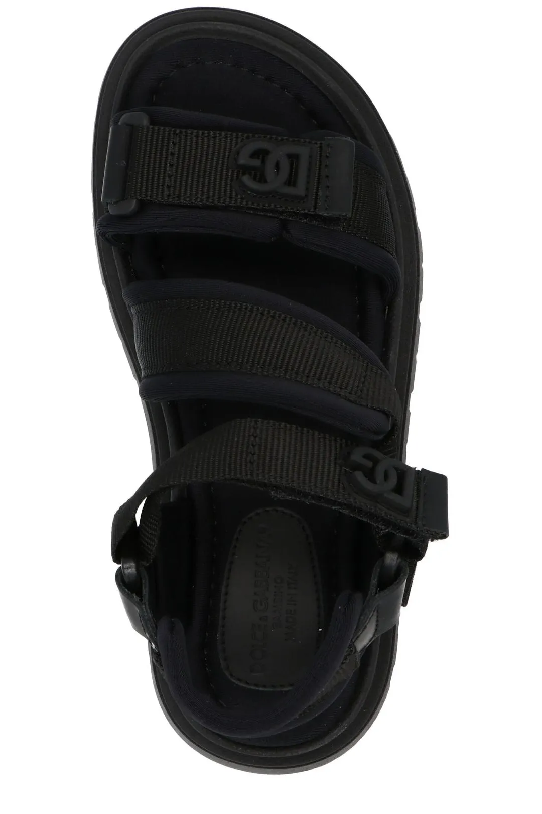 Dolce & Gabbana Kids Logo Plaque Strapped Sandals