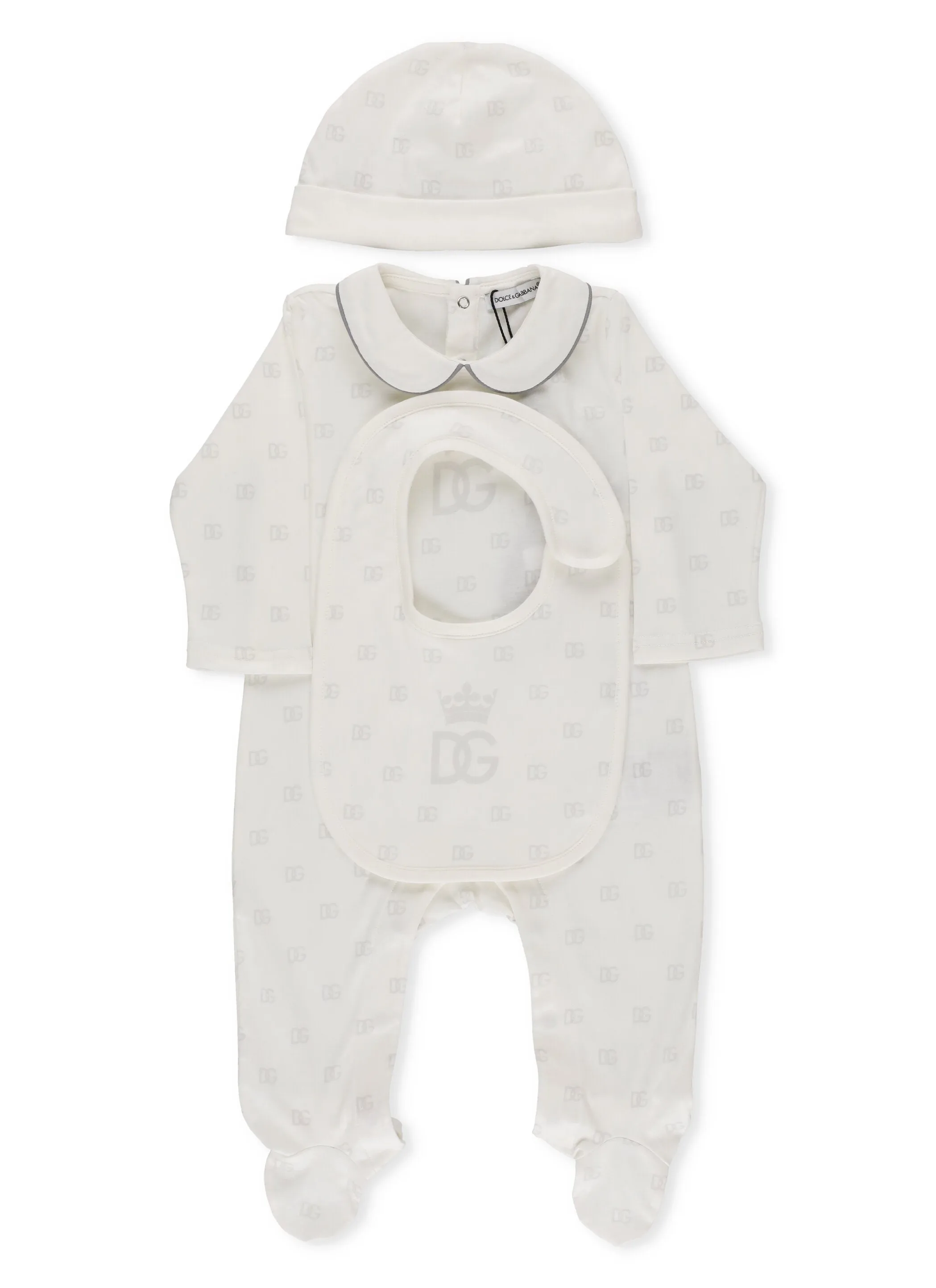 Dolce & Gabbana Kids Logo Print Babygrow Set