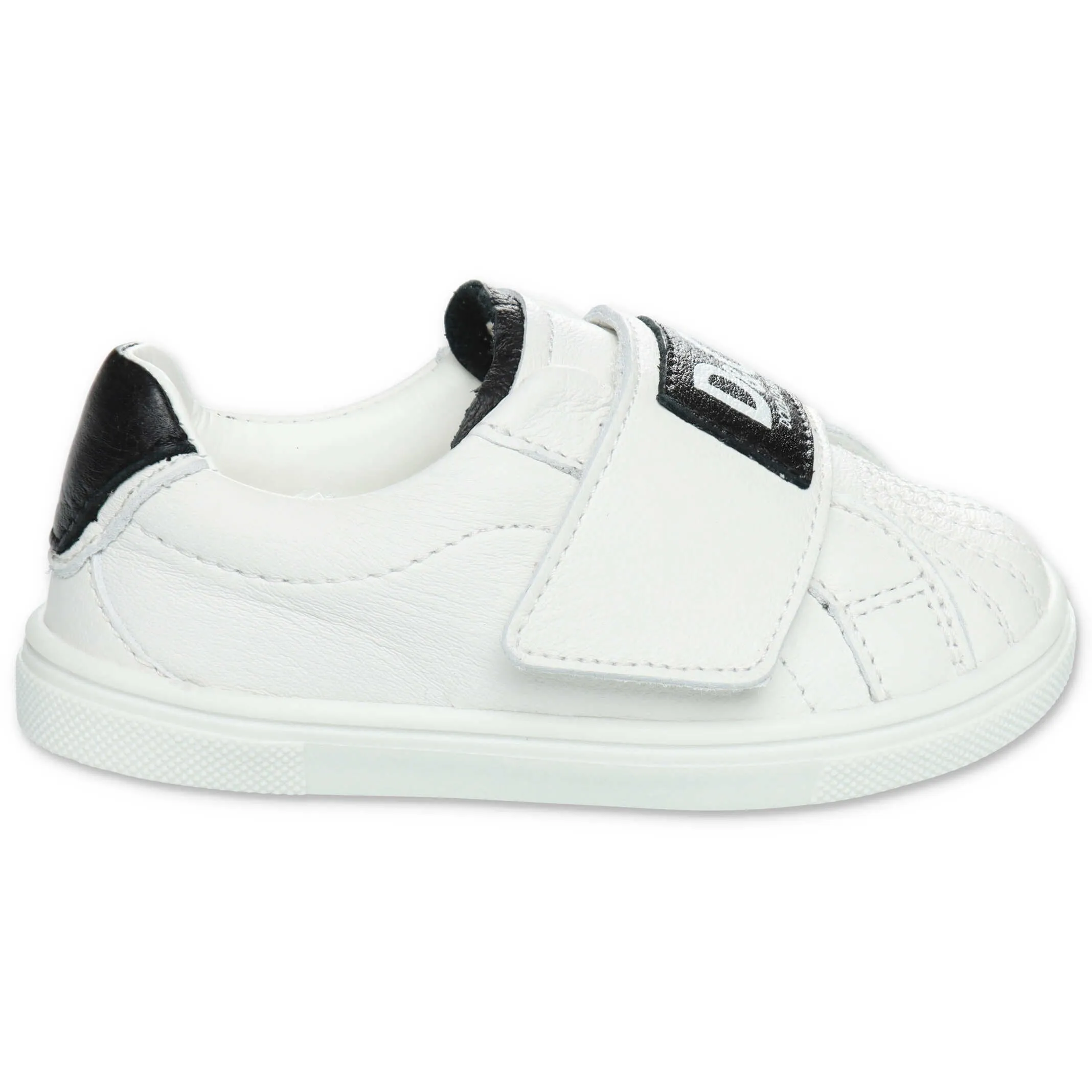 Dolce & Gabbana Kids Logo Strap Sneakers