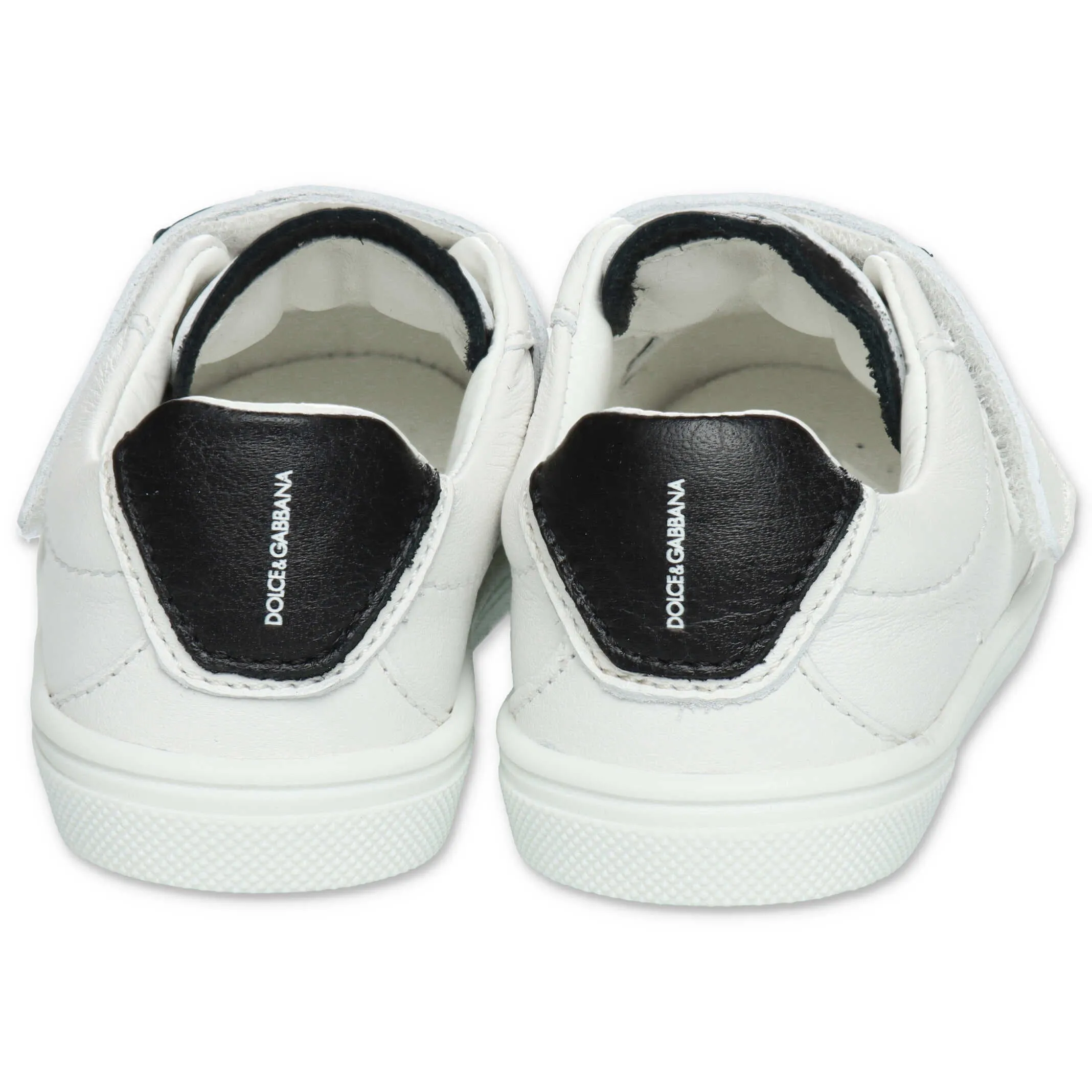 Dolce & Gabbana Kids Logo Strap Sneakers