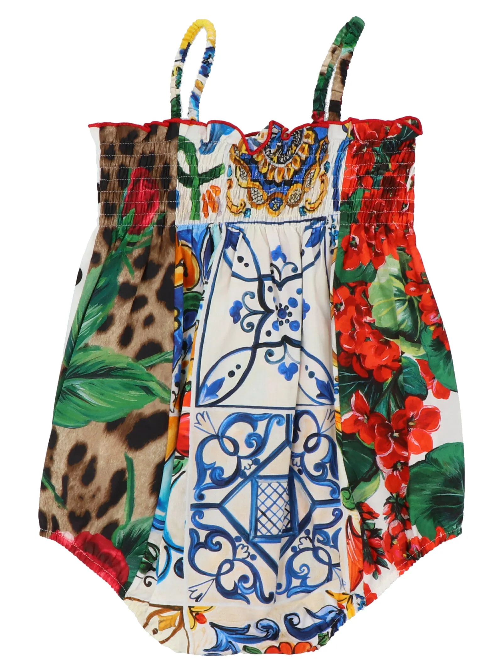 Dolce & Gabbana Kids Mix-Print Bodysuit
