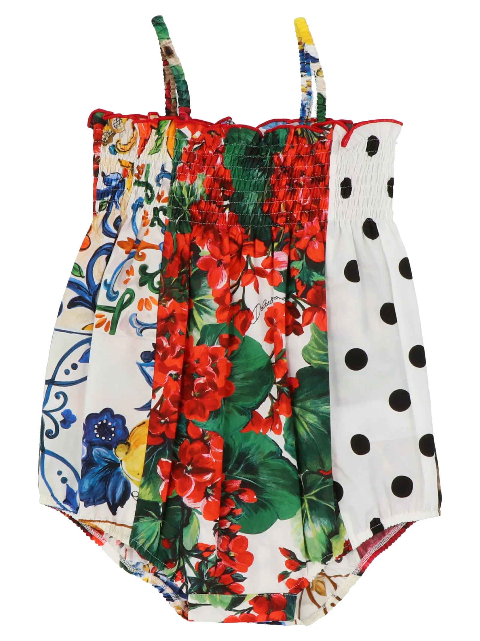 Dolce & Gabbana Kids Mix-Print Bodysuit