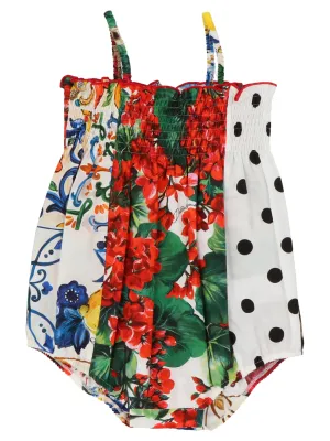 Dolce & Gabbana Kids Mix-Print Bodysuit