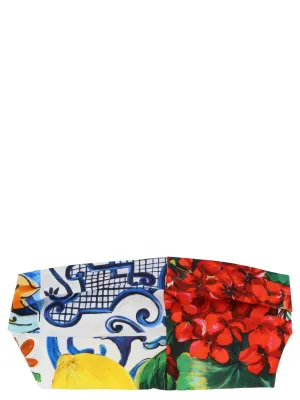 Dolce & Gabbana Kids Patchwork Bandanna