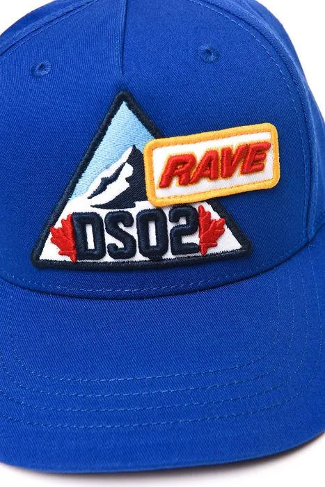 Dsquared2 Kids Break the Rules Patchwork Baseball Hat