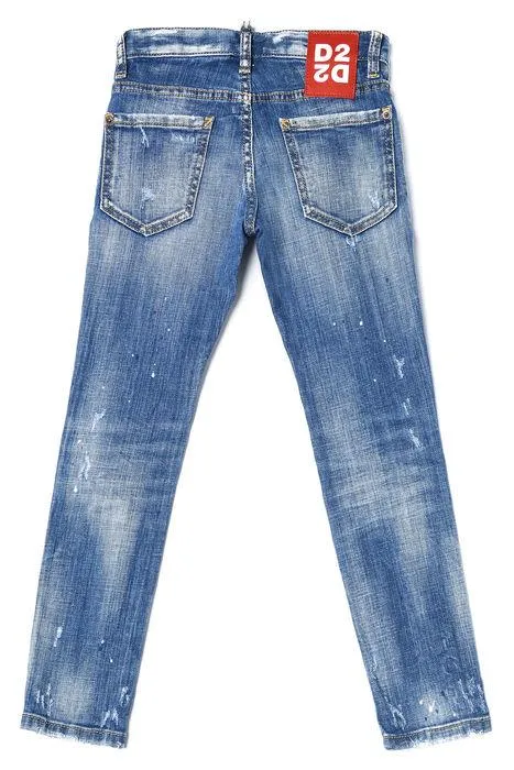 Dsquared2 Kids Cool Guy Logo Patch Jeans