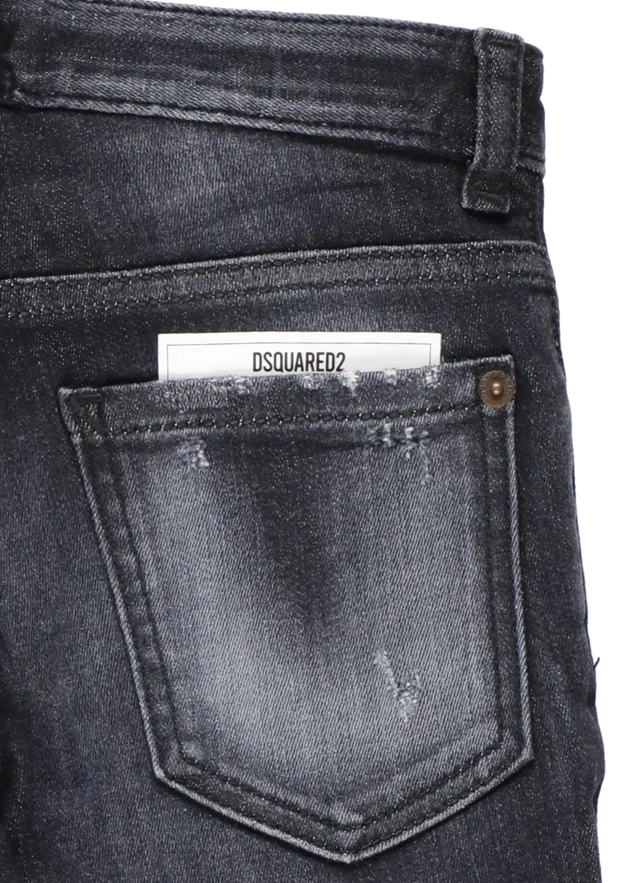 Dsquared2 Kids Distressed Slim Fit Jeans