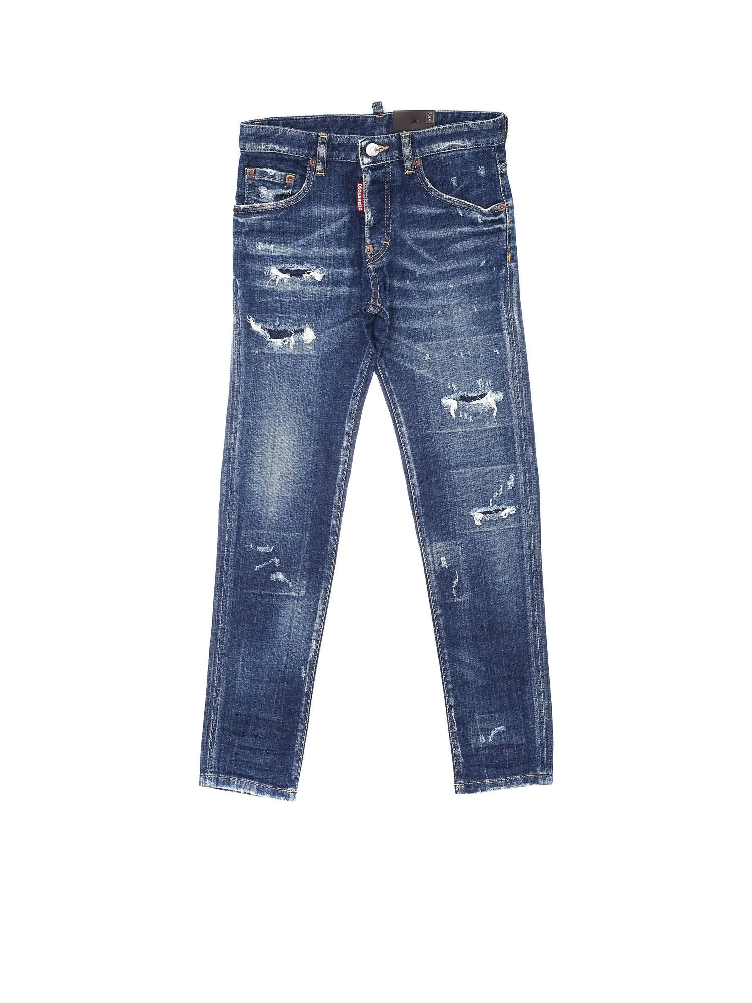 Dsquared2 Kids Distressed Slim-Fit Jeans