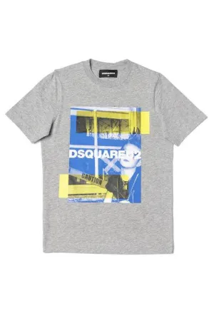 Dsquared2 Kids Graphic Printed Crewneck T-Shirt