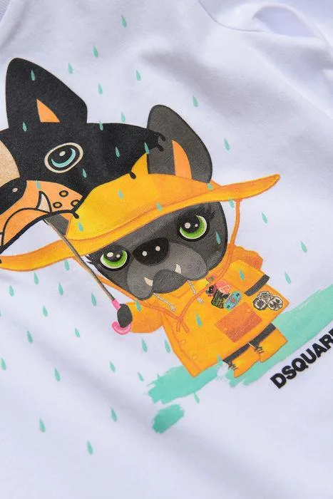 Dsquared2 Kids Graphic Printed Crewneck T-Shirt