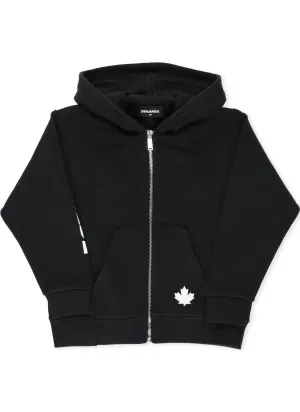 Dsquared2 Kids Hooded Zipped Jacket