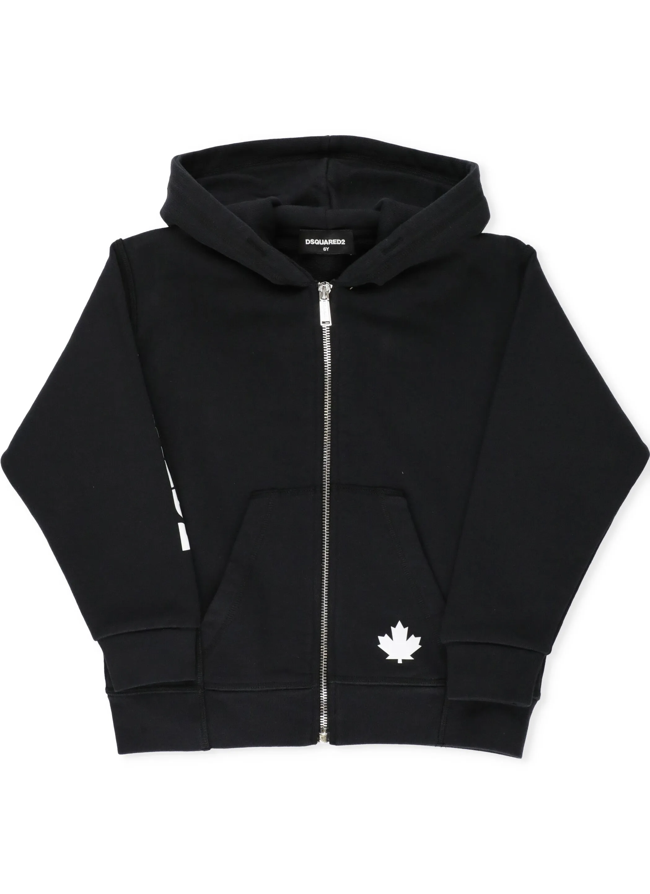 Dsquared2 Kids Hooded Zipped Jacket
