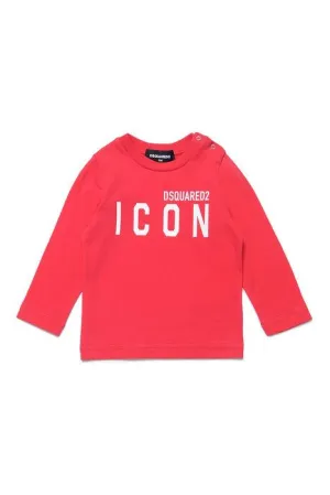 Dsquared2 Kids Icon Logo Printed Crewneck Sweatshirt