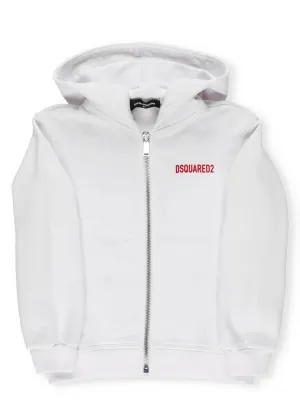 Dsquared2 Kids Icon Logo Printed Hooded Jacket