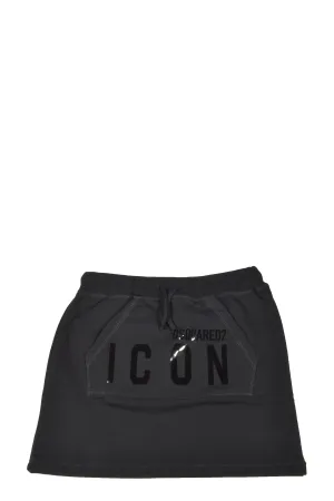 Dsquared2 Kids Icon Logo Printed Mini Skirt
