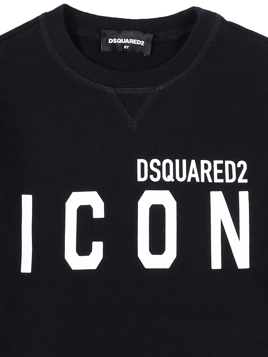 Dsquared2 Kids Icon Logo Printed Sweatshirt