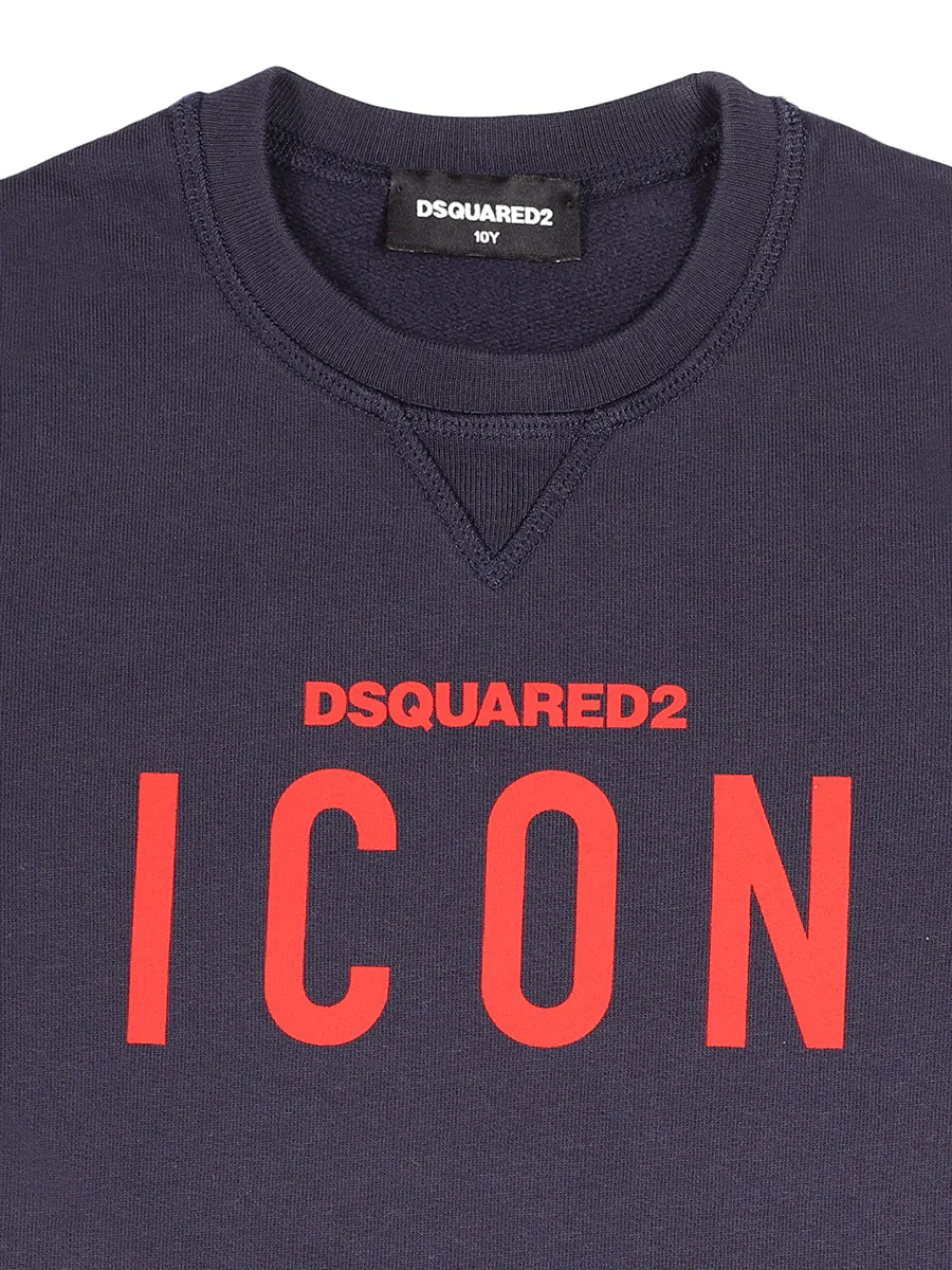Dsquared2 Kids Icon Logo Printed Sweatshirt